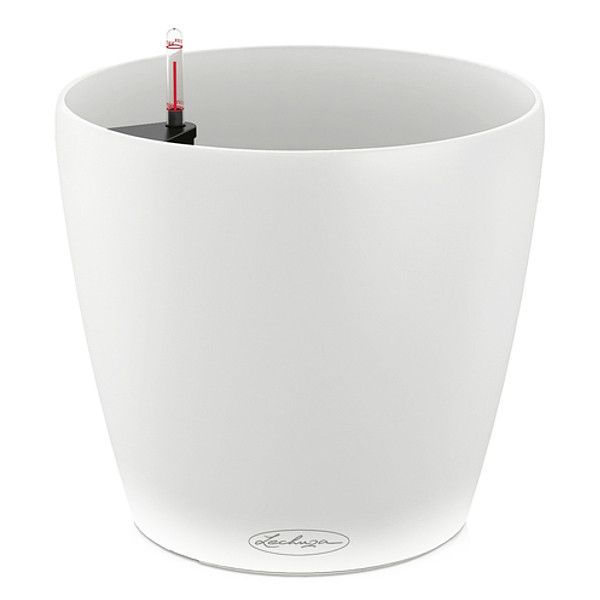 Умный вазон Lechuza Classico Color 21 5 л белый 13170