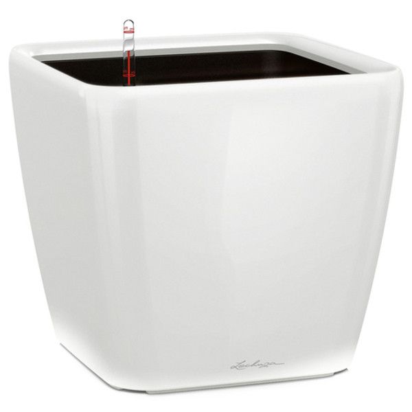 Умный вазон Lechuza Quadro Premium LS 21 4 л белый 16120
