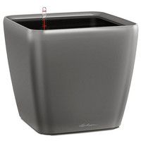 Умный вазон Lechuza Quadro Premium LS 21 4 л серый 16123