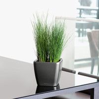 Умный вазон Lechuza Quadro Premium LS 21 4 л коричневый 16125