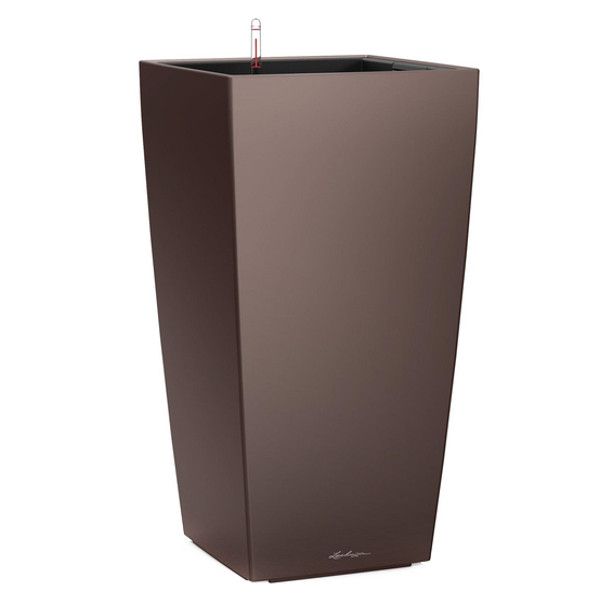 Умный вазон Lechuza Cubico Premium 22 6 л коричневый 18477