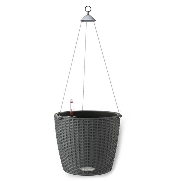 Умный вазон Lechuza Nido Cottage 27 6 л серый 15193