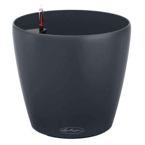 Умный вазон Lechuza Classico Color 28 9 л серый 13204