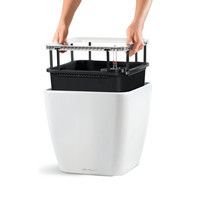 Фото Умный вазон Lechuza Quadro Premium LS 28 8,5 л белый 16140