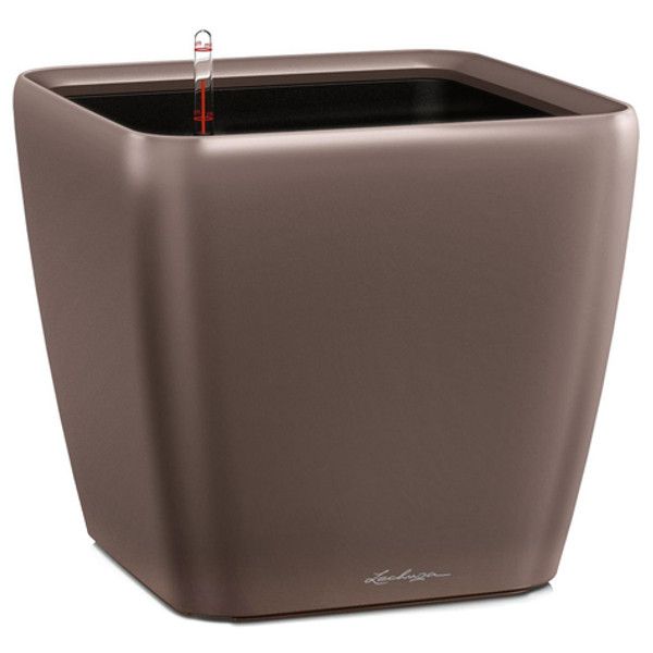 Умный вазон Lechuza Quadro Premium LS 28 8,5 л коричневый 16141