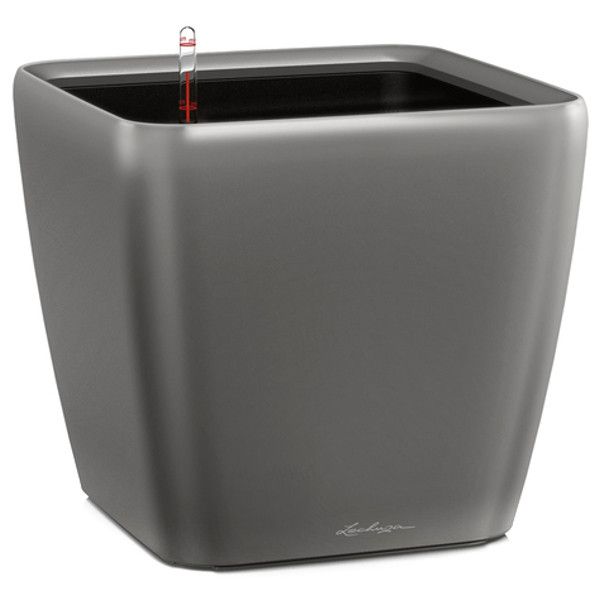 Умный вазон Lechuza Quadro Premium LS 28 8,5 л серый 16143