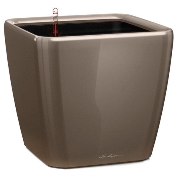 Умный вазон Lechuza Quadro Premium LS 28 8,5 л коричневый 16145