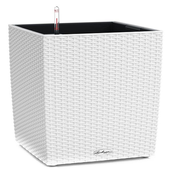 Умный вазон Lechuza Cube Cottage 30 12 л белый 15376