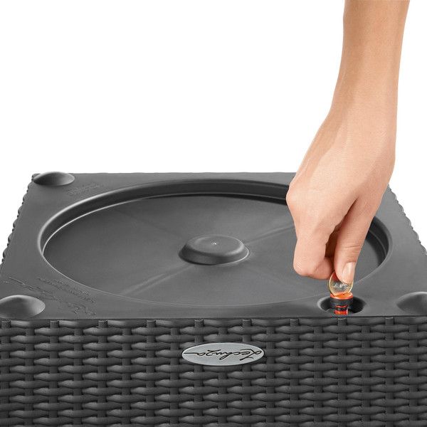 Умный вазон Lechuza Cube Cottage 30 12 л белый 15376