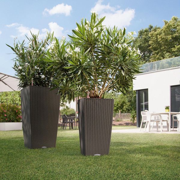 Умный вазон Lechuza Cubico Cottage 30 14 л серый 15222