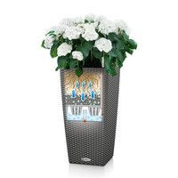 Умный вазон Lechuza Cubico Cottage 30 14 л серый 15222