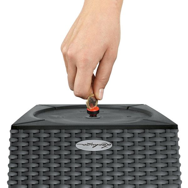 Умный вазон Lechuza Cubico Cottage 30 14 л серый 15222