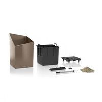 Фото Умный вазон Lechuza Cursivo Premium 30 12 л коричневый 16604