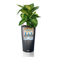 Умный вазон Lechuza Cilindro Color 32 13 л серый 13953