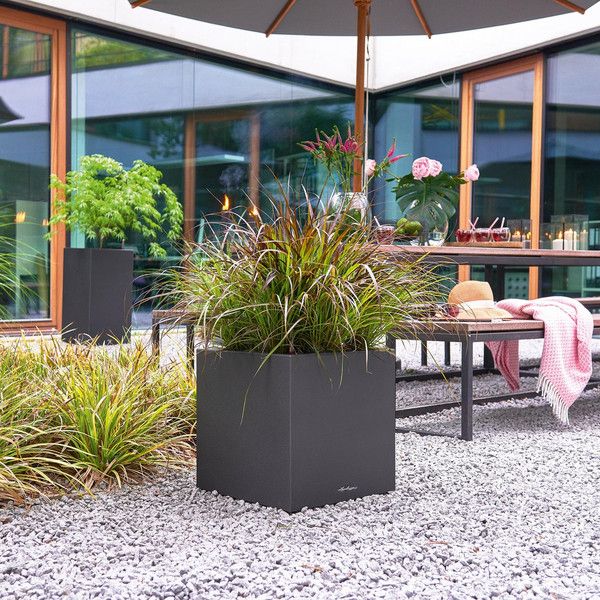 Умный вазон Lechuza Canto Color Square 40 29 л серый 13720