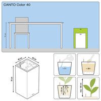 Умный вазон Lechuza Canto Color Tower 40 29 л серый 13620