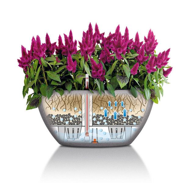 Умный вазон Lechuza Cubeto Color 40 11,5 л бежевый 13841