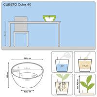 Фото Умный вазон Lechuza Cubeto Color 40 11,5 л черный 13842