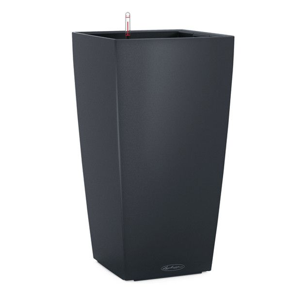 Умный вазон Lechuza Cubico Color 40 31 л серый 13158