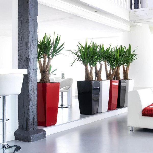 Умный вазон Lechuza Cubico 40 31 л коричневый 18192