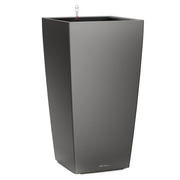 Умный вазон Lechuza Cubico 40 31 л серый 18194