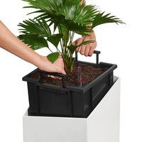 Фото Умный вазон Lechuza Cursivo Premium 40 31 л коричневый 16624