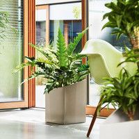 Умный вазон Lechuza Cursivo Premium 40 31 л коричневый 16624