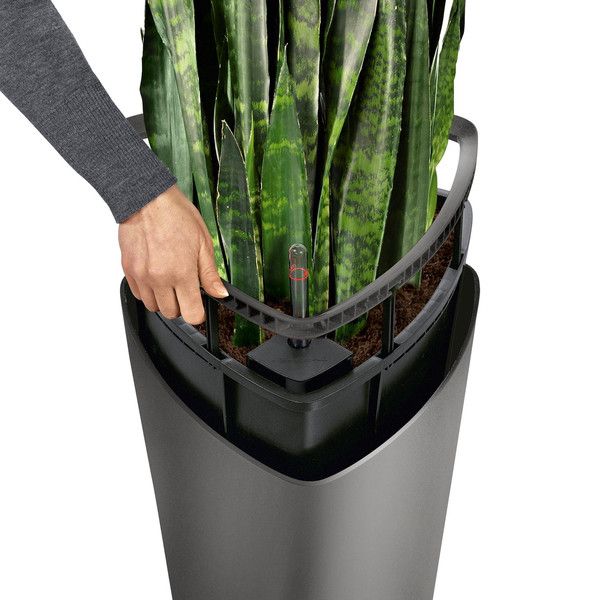 Умный вазон Lechuza Delta 40 17 л серый 15543