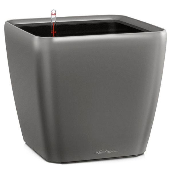 Умный вазон Lechuza Quadro Premium LS 43 31,9 л серый 16183