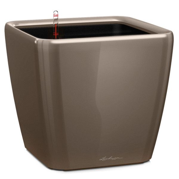 Умный вазон Lechuza Quadro Premium LS 43 31,9 л коричневый 16185