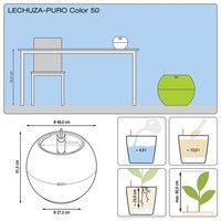Умный вазон Lechuza Puro Color 50 13 л белый 13340