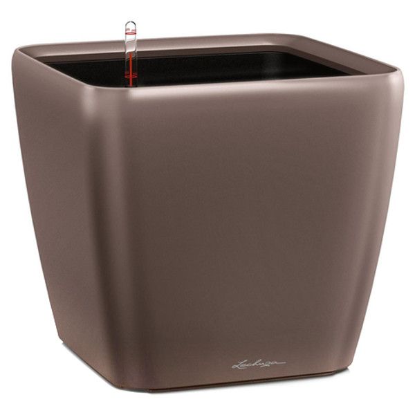 Умный вазон Lechuza Quadro Premium LS 50 53 л коричневый 16281