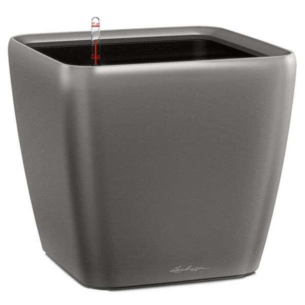 Умный вазон Lechuza Quadro Premium LS 50 53 л серый 16283