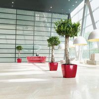 Умный вазон Lechuza Quadro Premium LS 50 53 л серый 16283