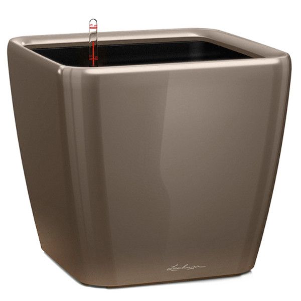 Умный вазон Lechuza Quadro Premium LS 50 53 л коричневый 16285