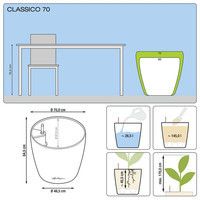 Фото Умный вазон Lechuza Classico 70 145 л коричневый 14627
