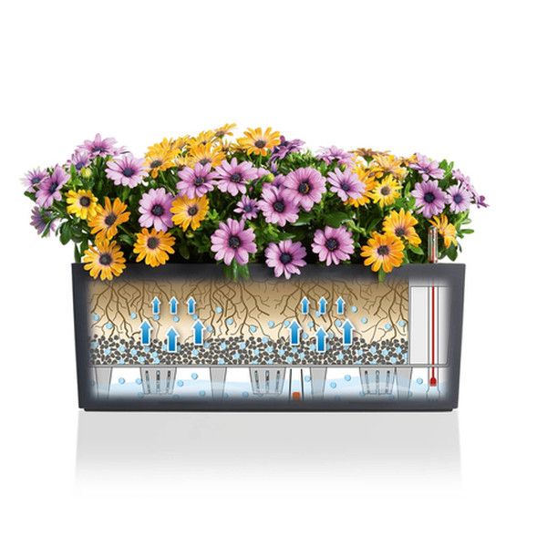 Умный вазон Lechuza Balconera Cottage 50 8 л белый 15600