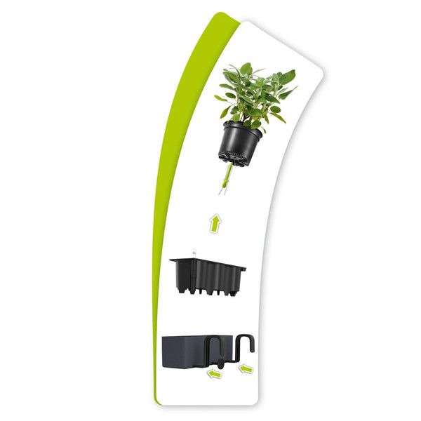 Умный вазон Lechuza Balconissima 40 7,5 л зеленый 13685