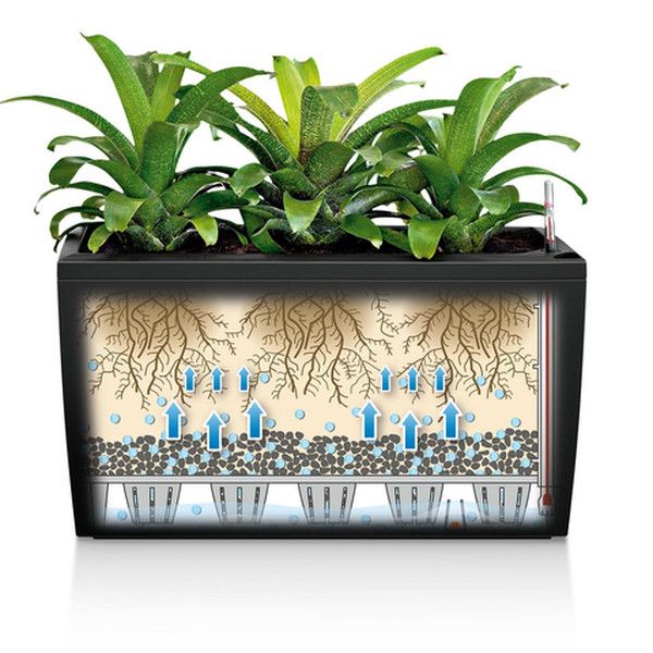 Умный вазон Lechuza Cararo 75 52 л коричневый 18804