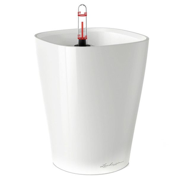 Умный вазон Lechuza Deltini Premium 14 1,2 л белый 14900