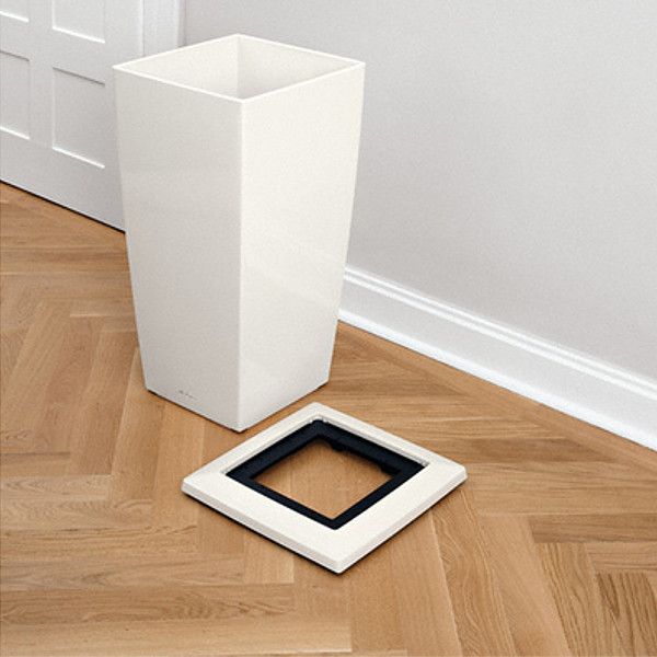 Ролики для вазона Lechuza Cubico 30 белый 13425