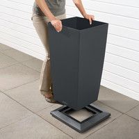 Фото Ролики для вазона Lechuza Cubico 30 черный 13427