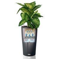 Кашпо Lechuza Cilindro Color 23 серый 13943