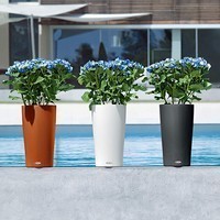 Кашпо Lechuza Cilindro Color 23 серый 13943