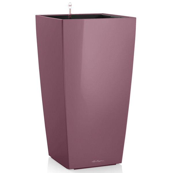 Кашпо Lechuza Cubico 40 сливовый 18221