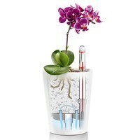 Кашпо Lechuza Mini-Deltini белый блестящий 14950