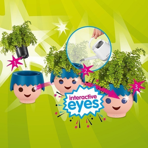 Кашпо для детей Lechuza Ojo розовый 19041