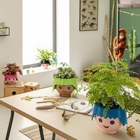 Кашпо для детей Lechuza Ojo розовый 19041