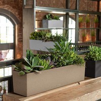 Вазон Lechuza Balconera Stone 80 песочно-бежевый 15661