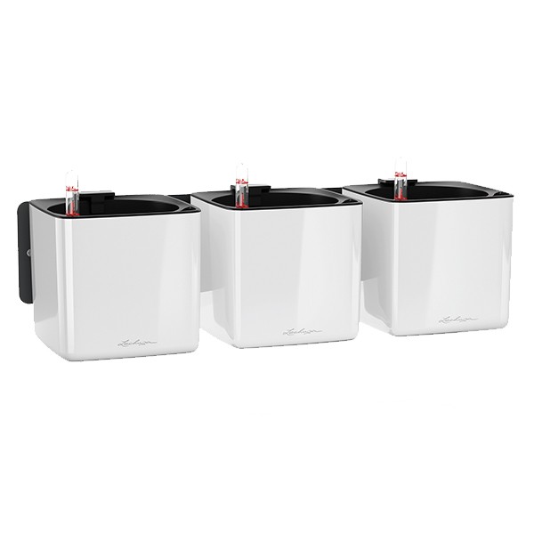 Комплект Lechuza Green Wall Home Kit Glossy 48х6х14 см белый 13523